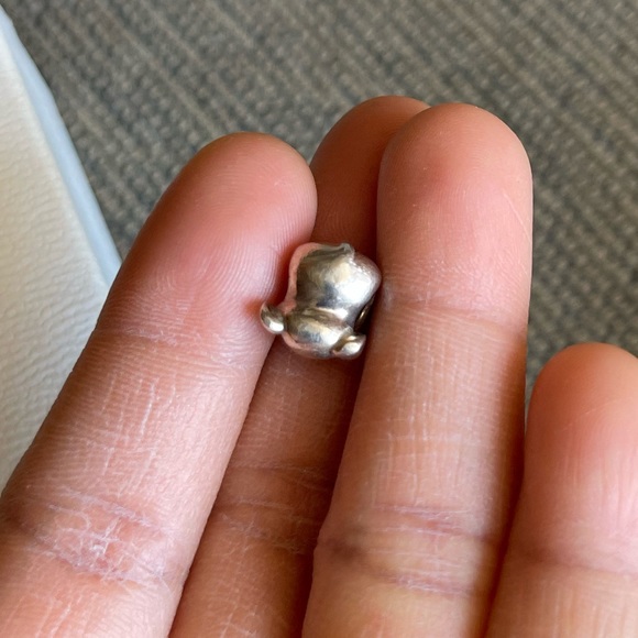 Retired PANDORA Elephant Sterling Silver Animal Charm EUC - Picture 6 of 7